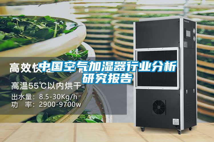 中国空气加湿器行业分析研究报告