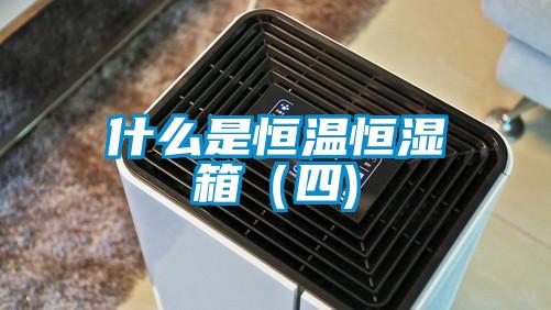 什么是恒温恒湿箱（四)