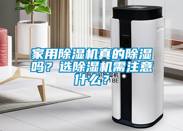 家用除湿机真的除湿吗？选除湿机需注意什么？