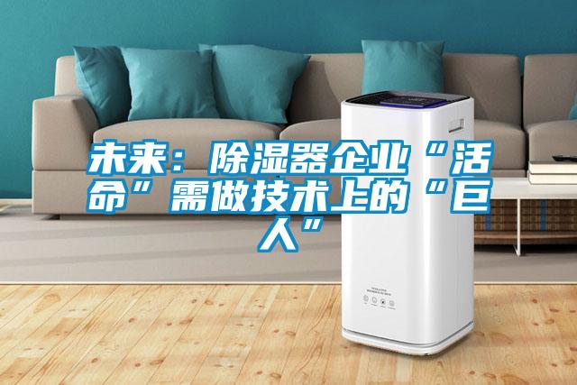 未来：除湿器企业“活命”需做技术上的“巨人”
