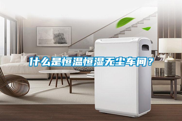 什么是恒温恒湿无尘车间？