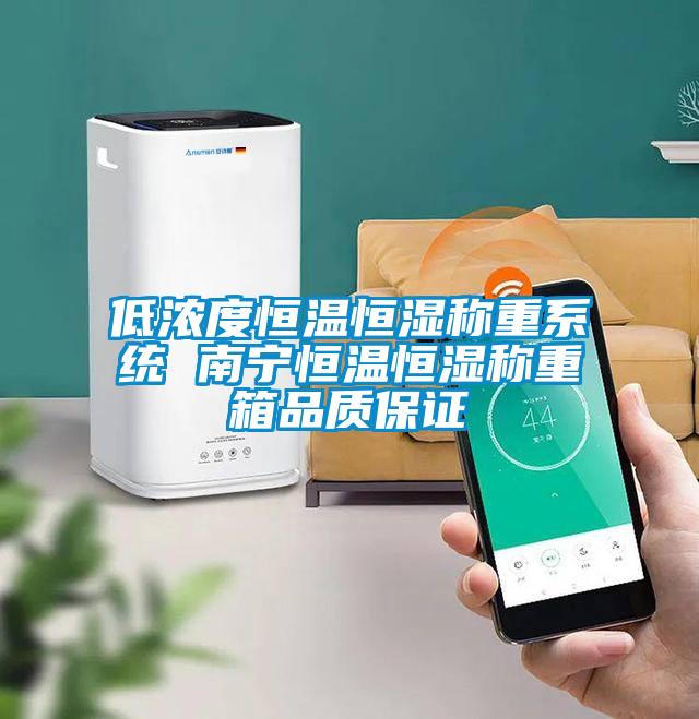 低浓度恒温恒湿称重系统 南宁恒温恒湿称重箱品质保证