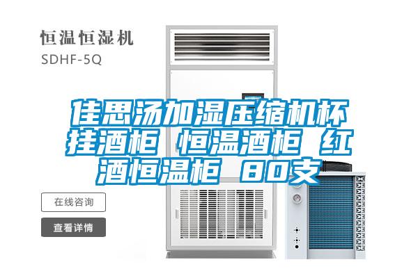 佳思汤加湿压缩机杯挂酒柜 恒温酒柜 红酒恒温柜 80支