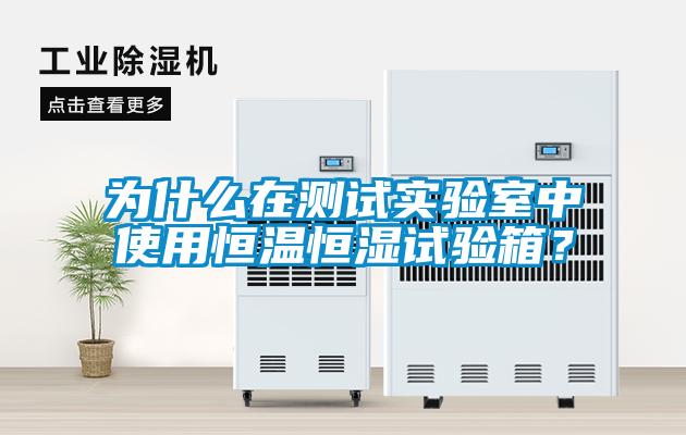 为什么在测试实验室中使用恒温恒湿试验箱？
