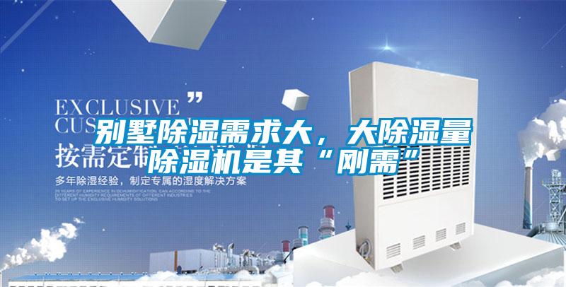 别墅除湿需求大，大除湿量除湿机是其“刚需”