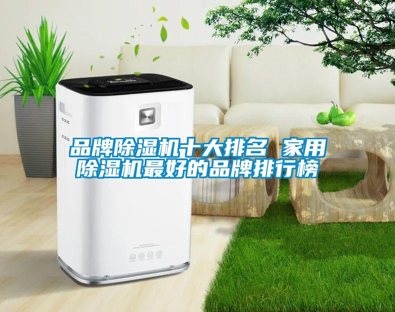 品牌除湿机十大排名 家用除湿机最好的品牌排行榜