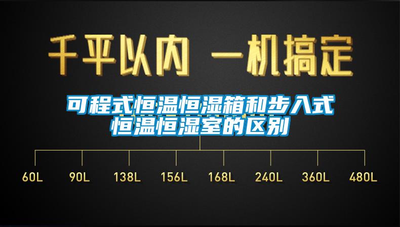 可程式恒温恒湿箱和步入式恒温恒湿室的区别