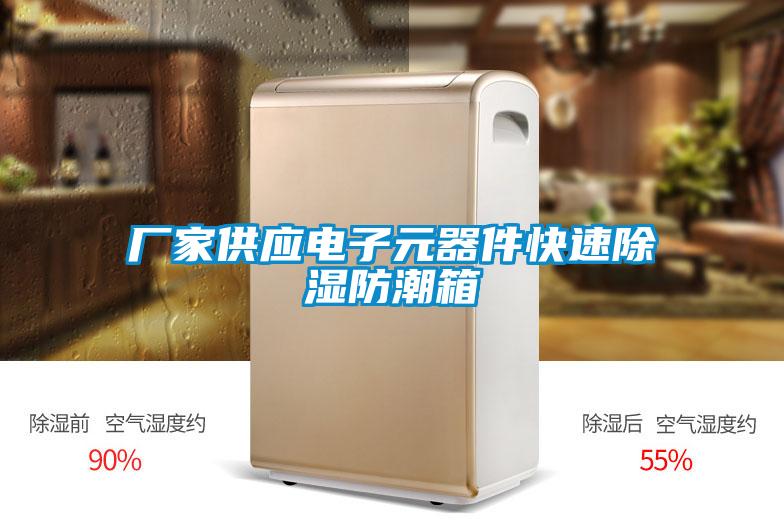 厂家供应电子元器件快速除湿防潮箱