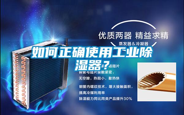如何正确使用工业除湿器？