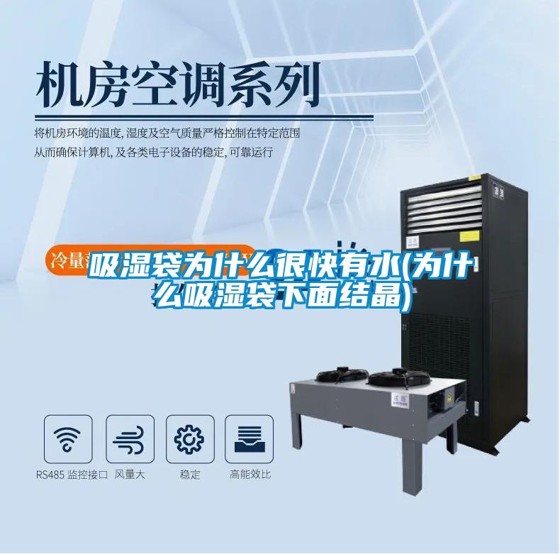 吸湿袋为什么很快有水(为什么吸湿袋下面结晶)