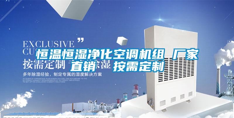 恒温恒湿净化空调机组 厂家直销  按需定制