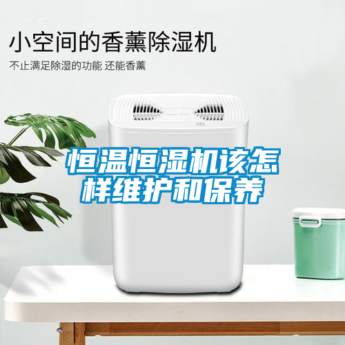 恒温恒湿机该怎样维护和保养