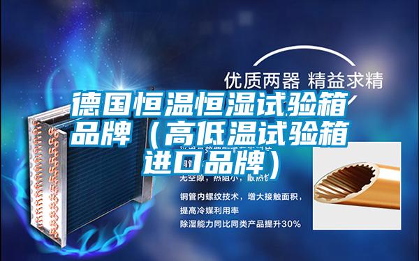 德国恒温恒湿试验箱品牌（高低温试验箱进口品牌）