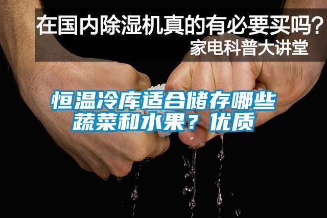 恒温冷库适合储存哪些蔬菜和水果？优质