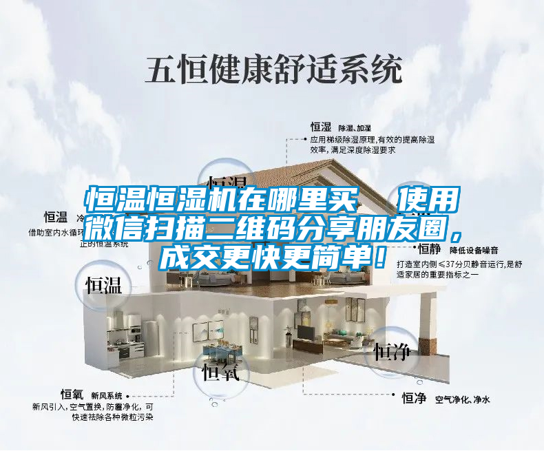 恒温恒湿机在哪里买  使用微信扫描二维码分享朋友圈，成交更快更简单！