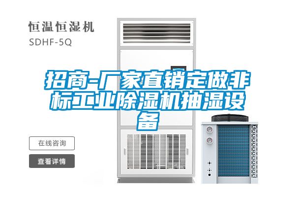 招商-厂家直销定做非标工业除湿机抽湿设备