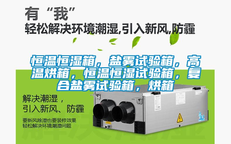 恒温恒湿箱，盐雾试验箱，高温烘箱，恒温恒湿试验箱，复合盐雾试验箱，烘箱