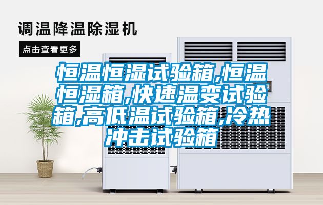 恒温恒湿试验箱,恒温恒湿箱,快速温变试验箱,高低温试验箱,冷热冲击试验箱