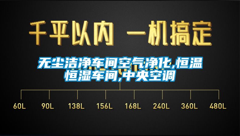 无尘洁净车间空气净化,恒温恒湿车间,中央空调