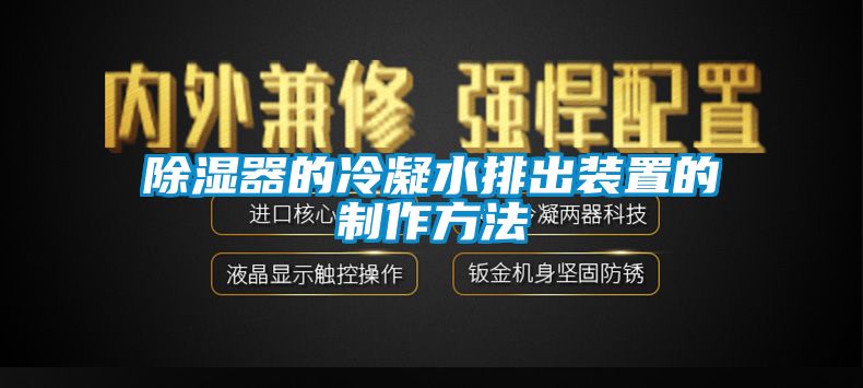 除湿器的冷凝水排出装置的制作方法