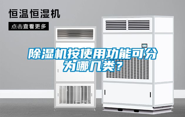 除湿机按使用功能可分为哪几类？