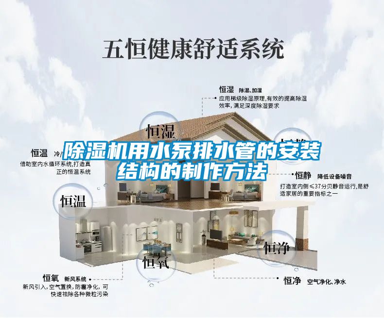 除湿机用水泵排水管的安装结构的制作方法