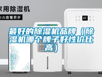 企业新闻最好的除湿机品牌（除湿机哪个牌子好性价比高）