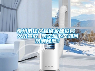 企业新闻泰州市住房和城乡建设局 人防宣教 防空地下室如何防潮除湿？