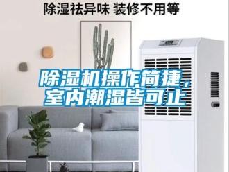 企业新闻除湿机操作简捷，室内潮湿皆可止