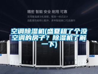 行业新闻空调除湿机(盛夏租了个没空调的房子？除湿机了解一下)