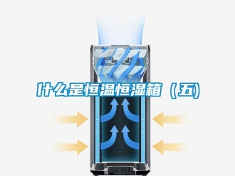 知识百科什么是恒温恒湿箱（五)