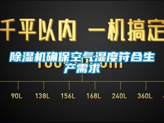 企业新闻除湿机确保空气湿度符合生产需求