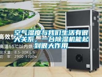 行业新闻空气湿度与我们生活有很大关系，一台除湿机能起到很大作用