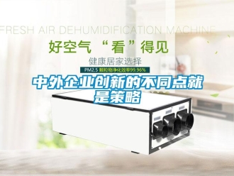 知识百科中外企业创新的不同点就是策略
