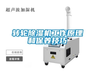 常见问题转轮除湿机工作原理和保养技巧