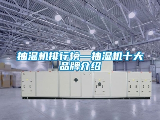 企业新闻抽湿机排行榜—抽湿机十大品牌介绍