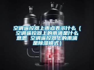 行业新闻空调遥控器上雨点表示什么（空调遥控器上的雨滴是什么意思 空调遥控器上的雨滴是除湿模式）