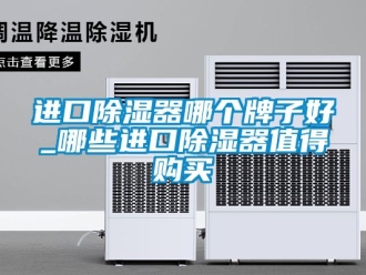 行业新闻进口除湿器哪个牌子好_哪些进口除湿器值得购买