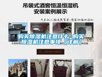 行业新闻购买除湿机注意什么 购买除湿机注意事项【详解】