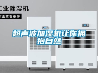 企业新闻超声波加湿机让你拥抱自然