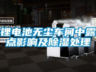 企业新闻锂电池无尘车间中露点影响及除湿处理