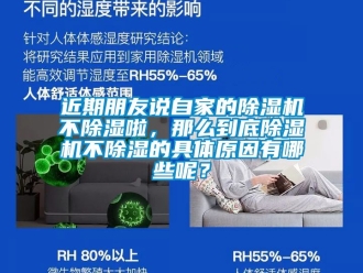 行业新闻近期朋友说自家的除湿机不除湿啦，那么到底除湿机不除湿的具体原因有哪些呢？