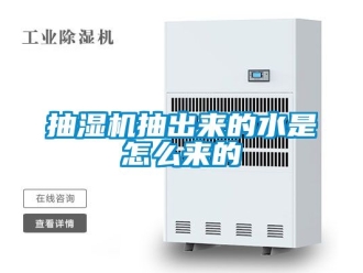 企业新闻抽湿机抽出来的水是怎么来的