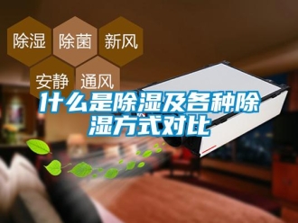 知识百科什么是除湿及各种除湿方式对比