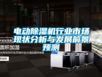 行业新闻电动除湿机行业市场现状分析与发展前景预测