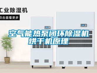 行业新闻空气能热泵闭环除湿机烘干机原理