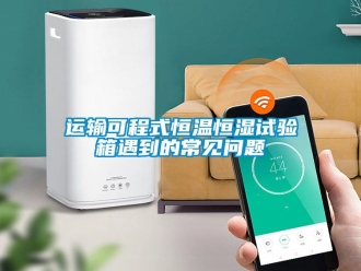 知识百科运输可程式恒温恒湿试验箱遇到的常见问题