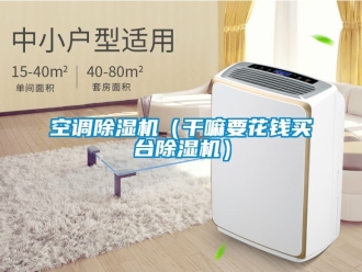 行业新闻空调除湿机（干嘛要花钱买台除湿机）