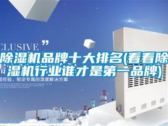 企业新闻除湿机品牌十大排名(看看除湿机行业谁才是第一品牌)